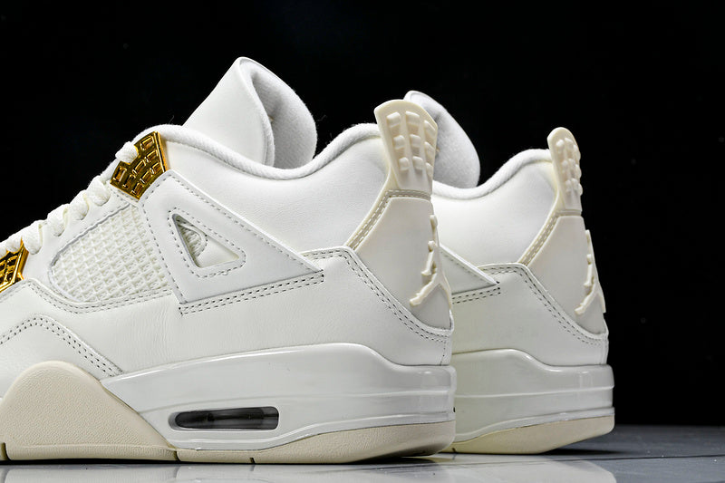 Air Jordan 4s RETRO METALLIC GOLD SAIL