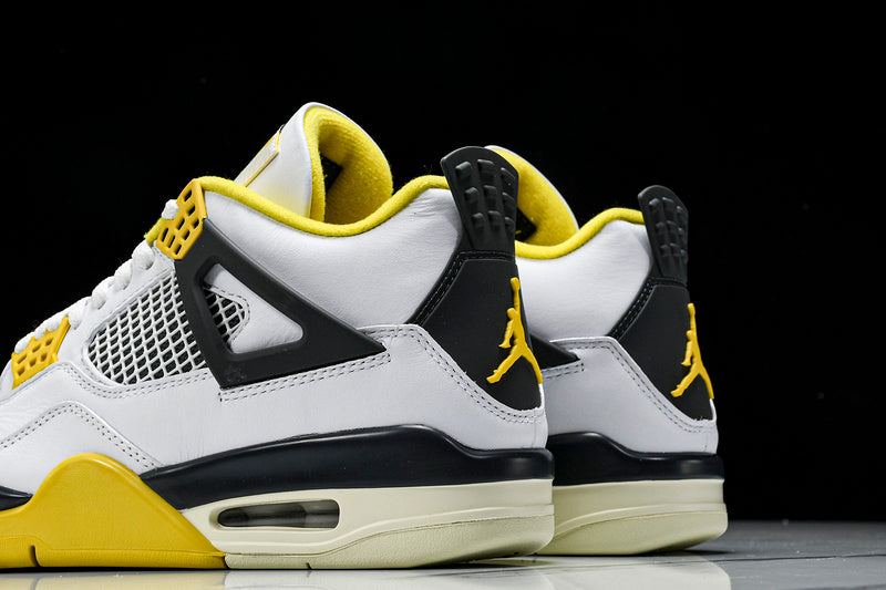 Air Jordan 4s VIVID SULFUR WHITE