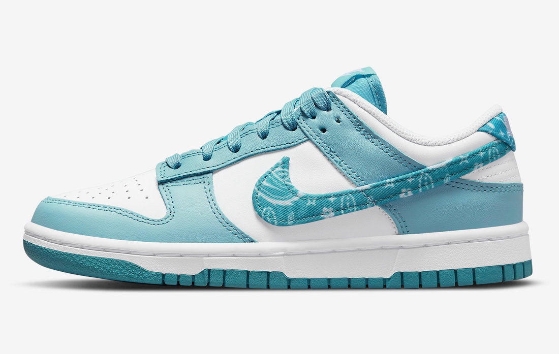 Nike Dunk Low WMNS Blue Paisley Drip Nation