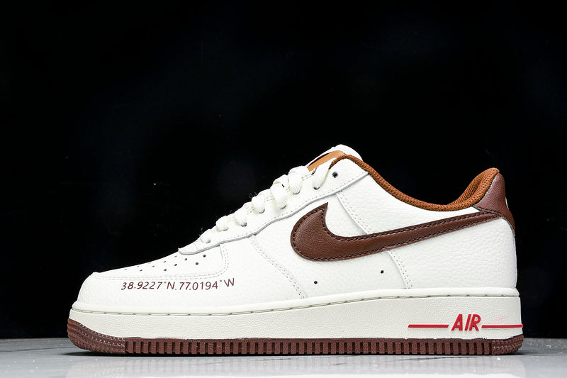 Nike Air Force 1 Low SAIL/BISON/DRAGON RED