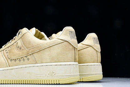 Nike Air Force 1 Low NAI KE CHA LIGHT WHEAT/WHITE