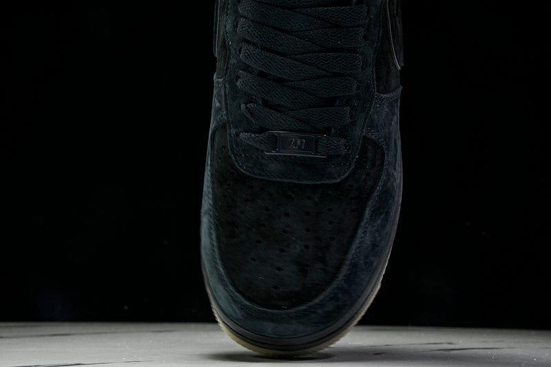 Nike Air Force 1 Low BLACK SUEDE GLOW-IN-THE-DARK