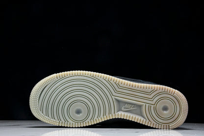 Nike Air Force 1 Low BLACK SUEDE GLOW-IN-THE-DARK