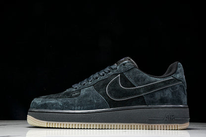 Nike Air Force 1 Low BLACK SUEDE GLOW-IN-THE-DARK