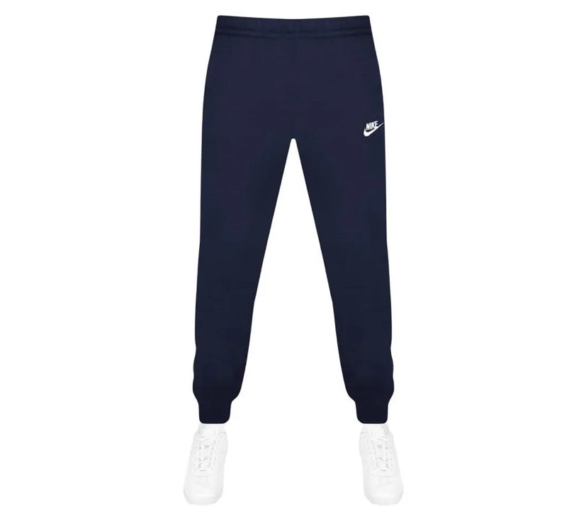 Nike club jogging bottoms navy