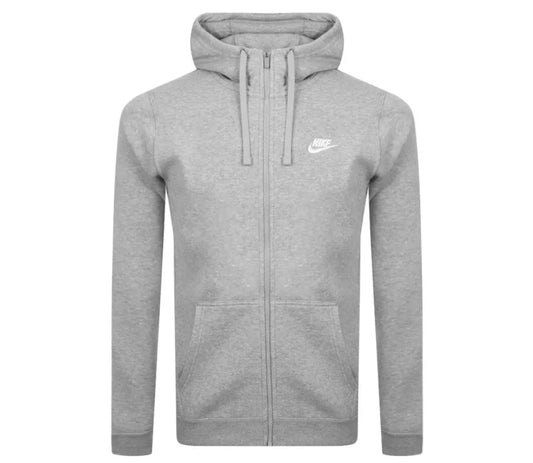 Nike club logo hoodie Grey