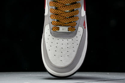 Nike Air Force 1 LOW WHITE/GRE/RED/GOLD