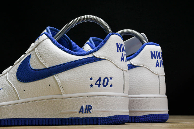 Nike Air Force 1 Low White Royal blue 40 edition