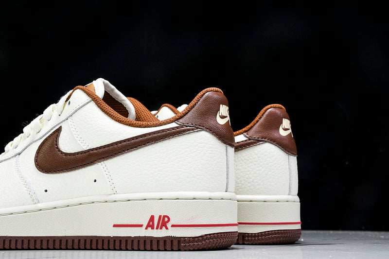 Nike Air Force 1 Low SAIL/BISON/DRAGON RED