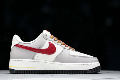 Nike Air Force 1 LOW WHITE/GRE/RED/GOLD