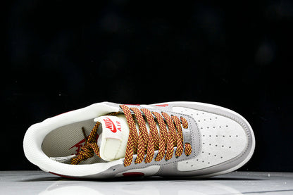 Nike Air Force 1 LOW WHITE/GRE/RED/GOLD