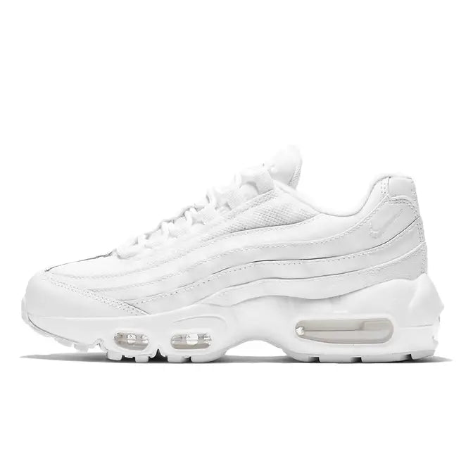 Nike Air Max 95 GS Recraft Triple White (Woman’s)