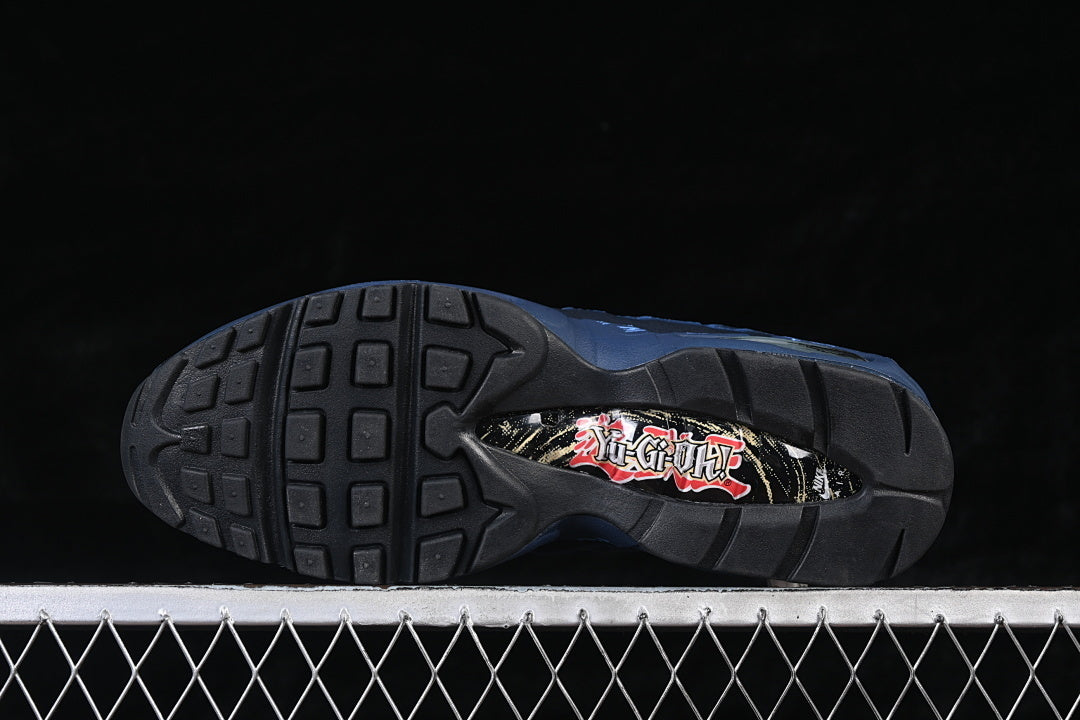 AIR MAX 95 AIR CUSHION SHOES NAVY BLUE/BLACK/GREEN