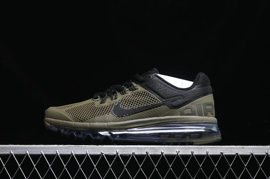 AIR MAX 2013 MEDIUM OLIVE/METALLIC SILVER/BLACK