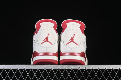 JORDAN 4 RETRO PALE IVORY/SIERRA RED/TOUGH RED