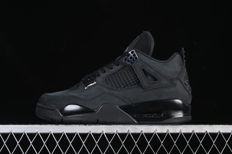 AIR JORDAN 4 RETRO BLACK CAT AJ4 BLACK/INKINESS
