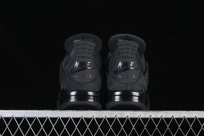 AIR JORDAN 4 RETRO BLACK CAT AJ4 BLACK/INKINESS