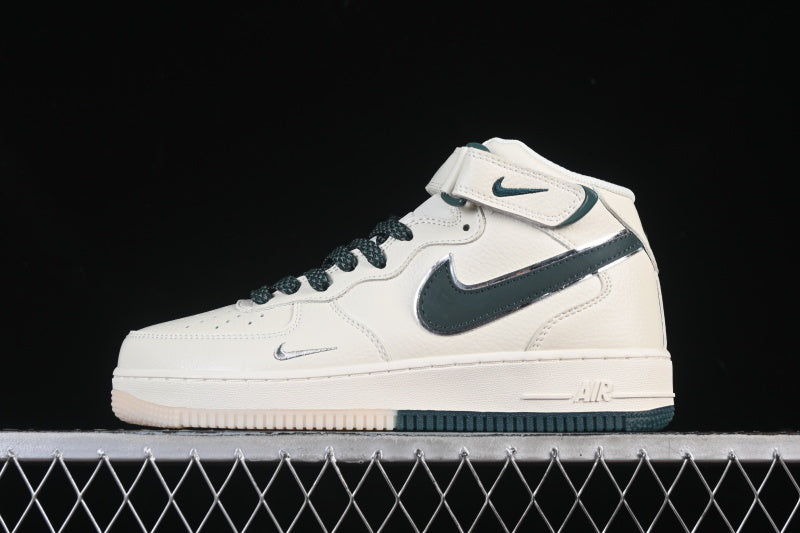 AIR FORCE 1 07 MID STARRY SKY BEIGE/DARK GREEN/PINK