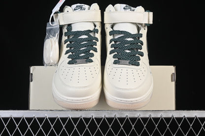 AIR FORCE 1 07 MID STARRY SKY BEIGE/DARK GREEN/PINK