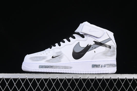 AIR FORCE 1 07 MID WHITE/BLACK/GREY
