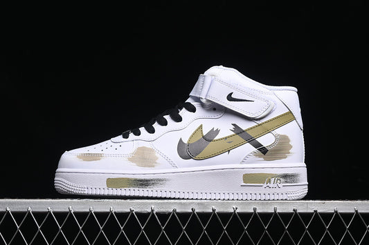 AIR FORCE 1 07 MID WHITE/GREEN/GREY