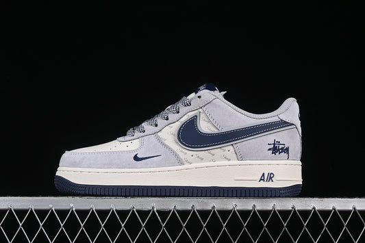 AIR FORCE 1 07 LOW WHITE/GREY/BLUE]