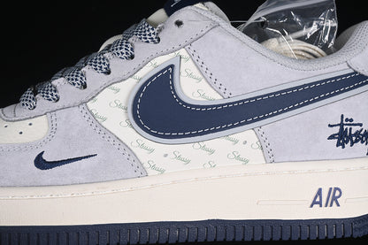 AIR FORCE 1 07 LOW WHITE/GREY/BLUE]
