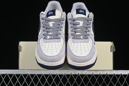 AIR FORCE 1 07 LOW WHITE/GREY/BLUE]