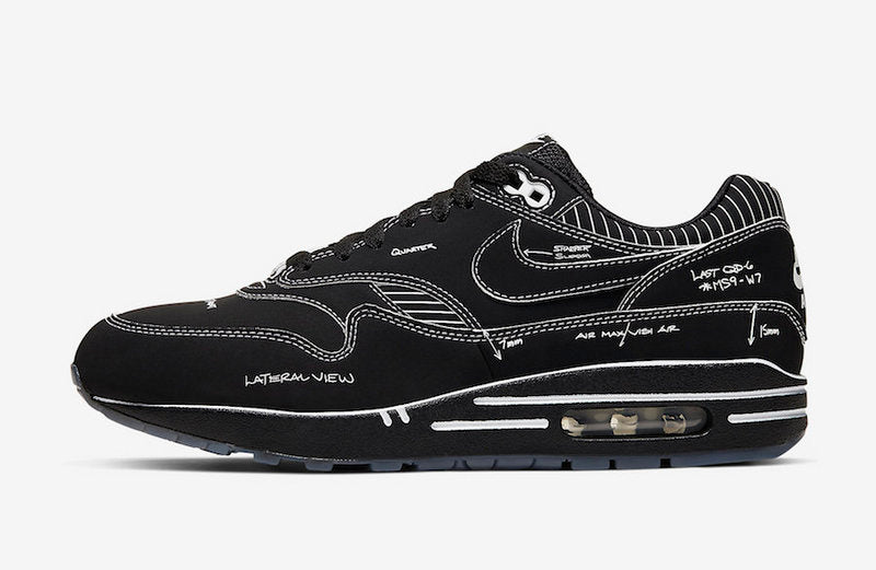 Nike Air Max 1 “Black Schematic”Style Code CJ4286-001